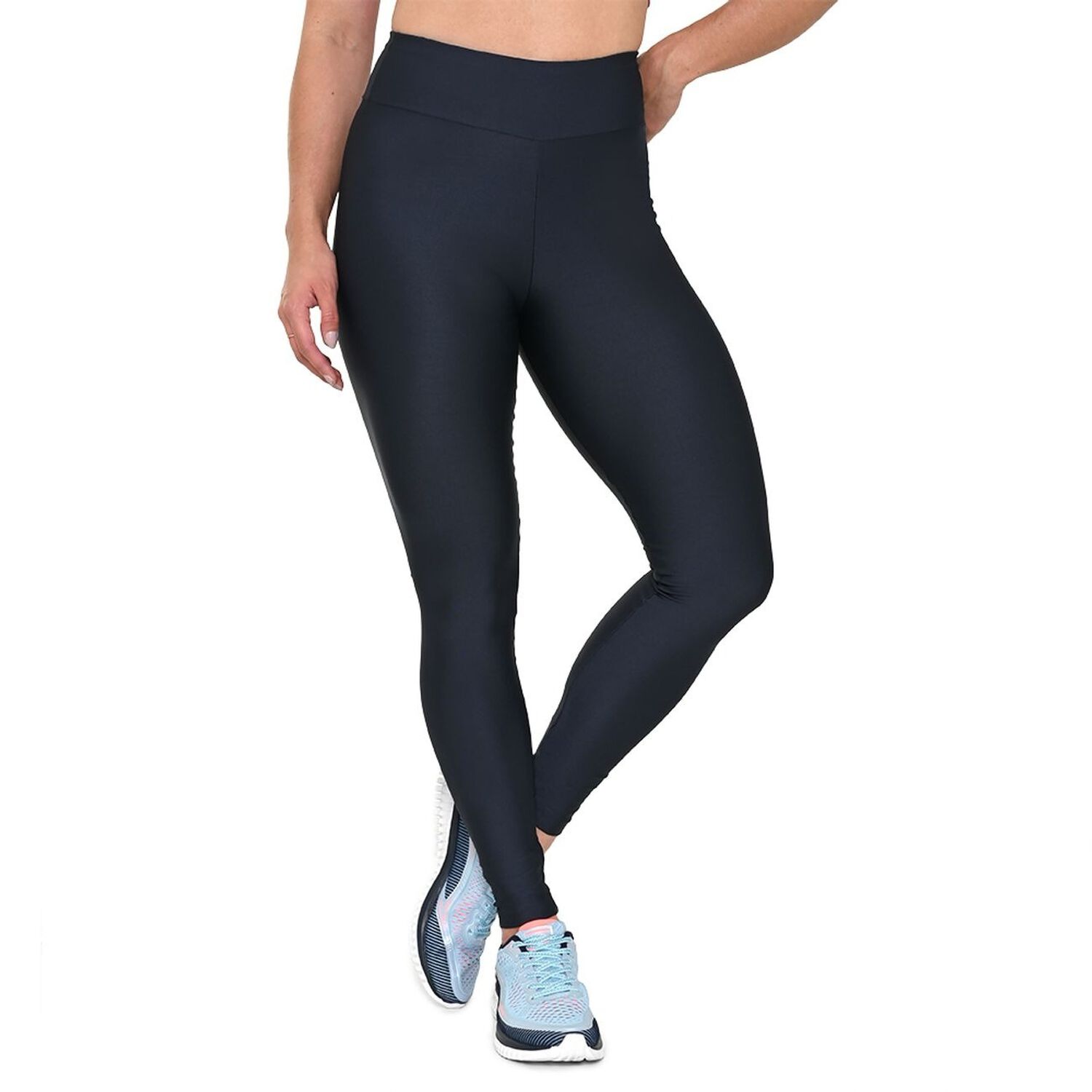 Legging Basic Azul Marino Mujer image number 4.0